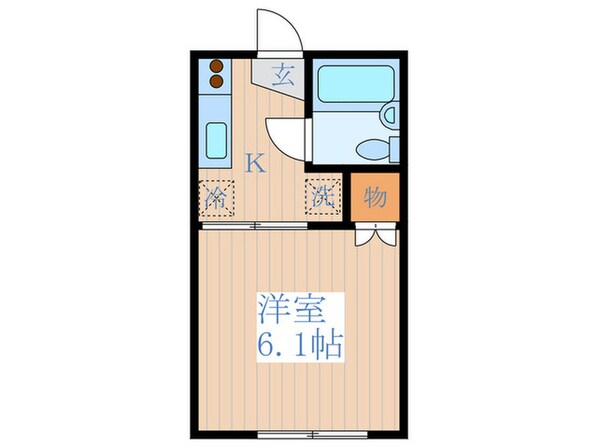 武蔵野グリーンハイツの物件間取画像